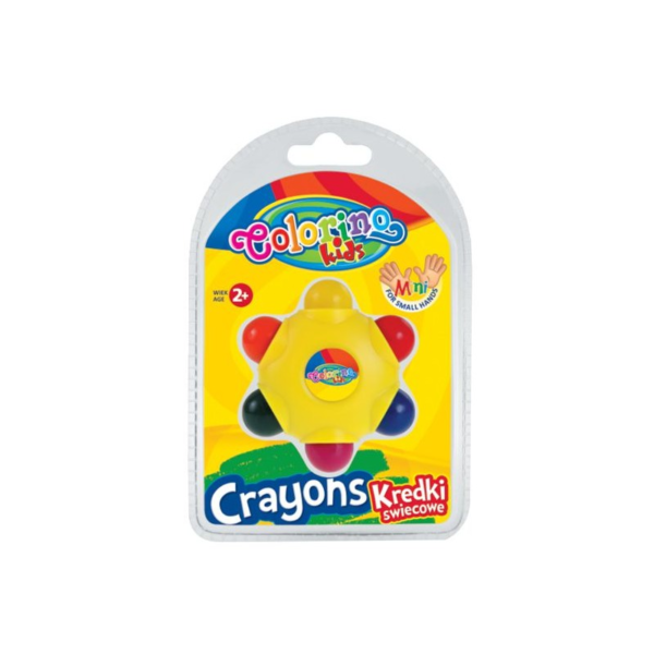 Colorino 6 színű csillag marokzsírkréta