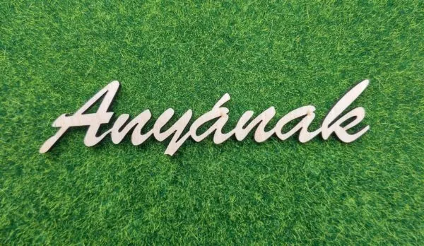 Anyának felirat