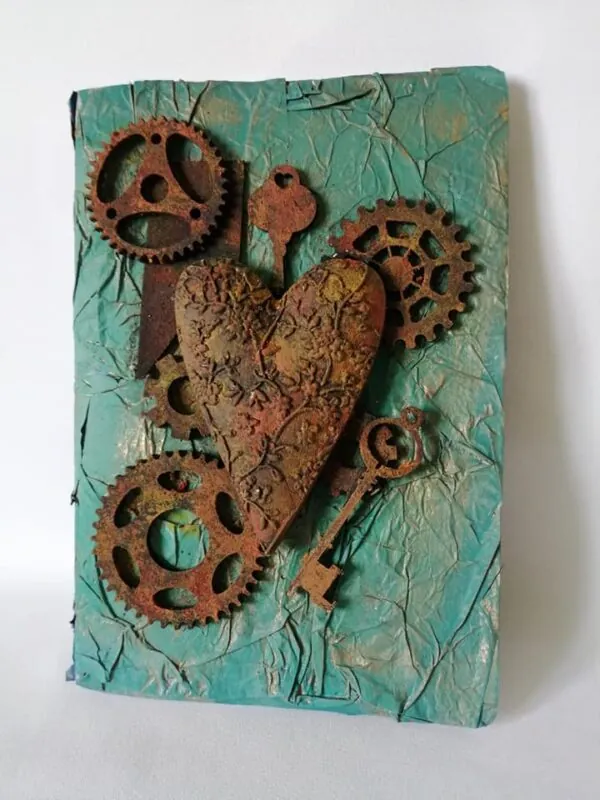 Steampunk stílusú jegyzetfüzet