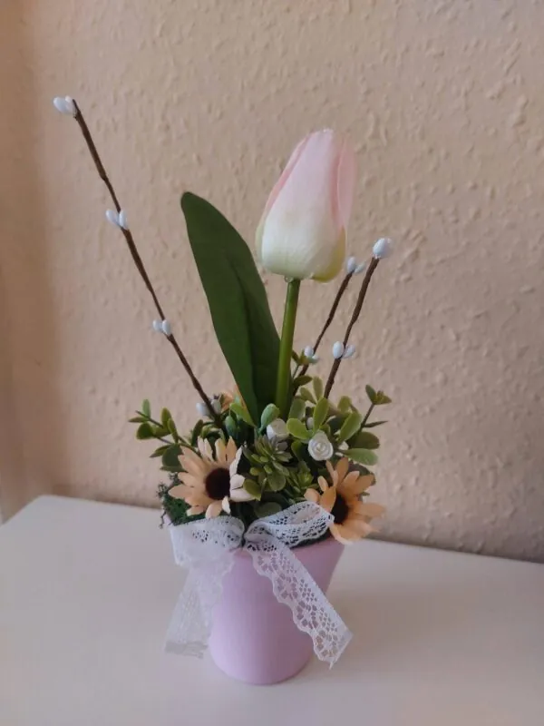 Tulipános dekoráció
