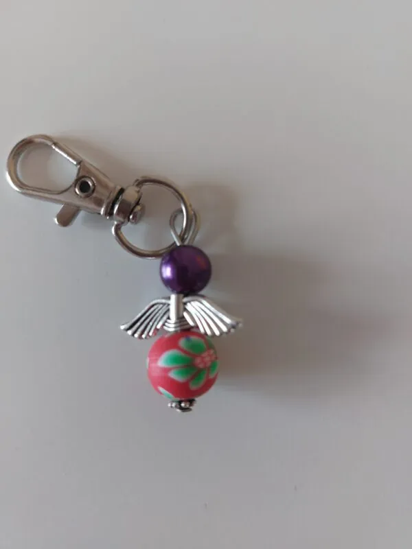 Tavaszi angyal kulcstartó
