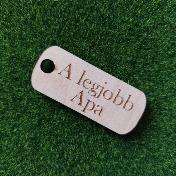 A legjobb apa kulcstartó